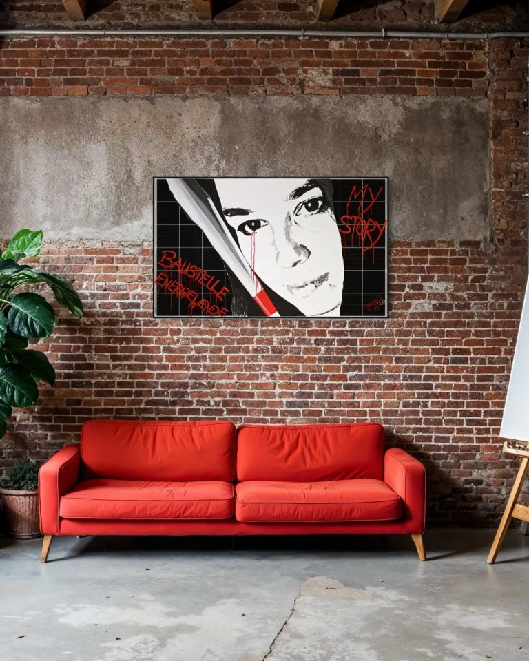 "Energiedispersion" Kunstwerk im Büro